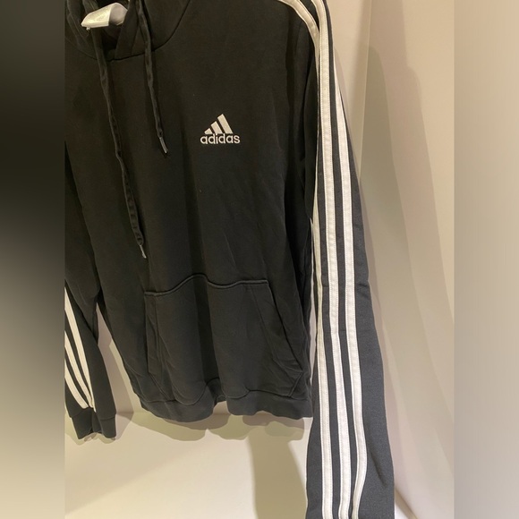 Adidas Men’s Essentials Fleece Three Stripe Hoodie. - Picture 1 of 7